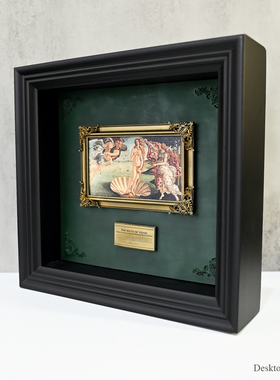 龙飞兔舞  桌面装饰品树脂摆件 维纳斯诞生油画摆件  LTCP-439