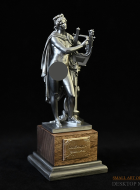 龙飞兔舞 140MM  桌面装饰品树脂摆件 古代希腊琴神 LTCP-347/3D