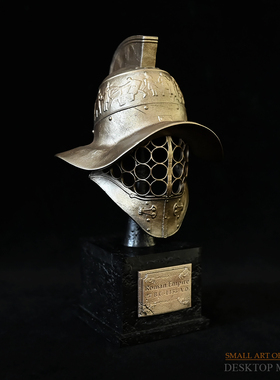 龙飞兔舞 170MM桌面装饰品树脂摆件 古罗马角斗士头盔LTCP-350