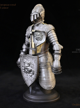 龙飞兔舞190MM家居装饰树脂摆件 欧洲中世纪骑士铠甲3 LTCP-302