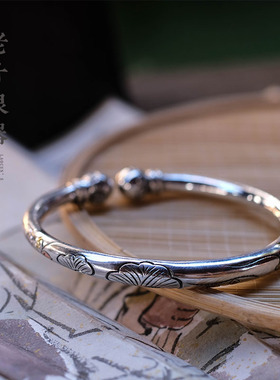 老寸小清新女足银999手工定制