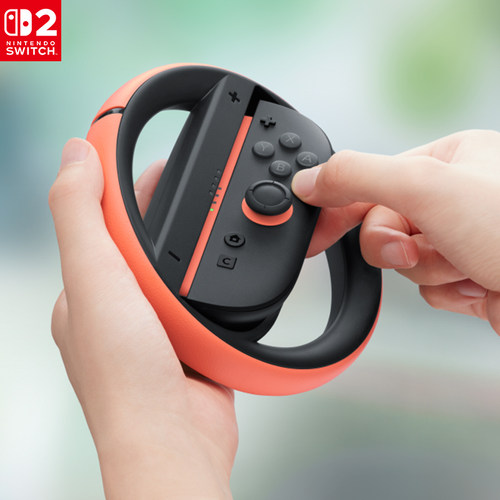 【自营】任天堂Nintendo Switch 2方向盘 joycon2双手柄2只装NS2代马车8马里奥赛车游戏体感握把专用配件202 - 图2