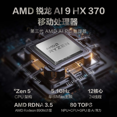 华硕灵耀16 Air AMD 锐龙 Al  2.8K 120Hz OLED 16英寸1.1cm商务轻薄学生笔记本电脑 - 图1