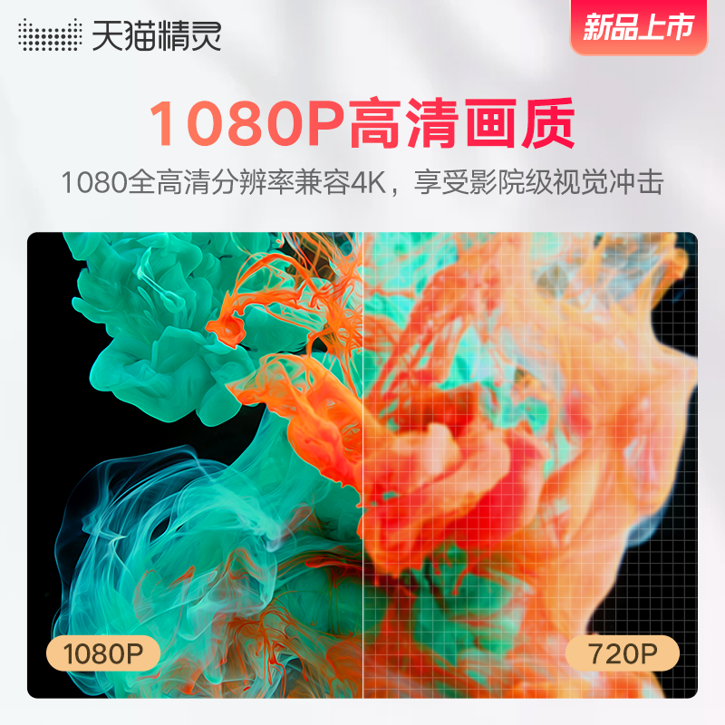 天猫pro投影仪家用智能精灵小红盒 天猫精灵智能猫投影机