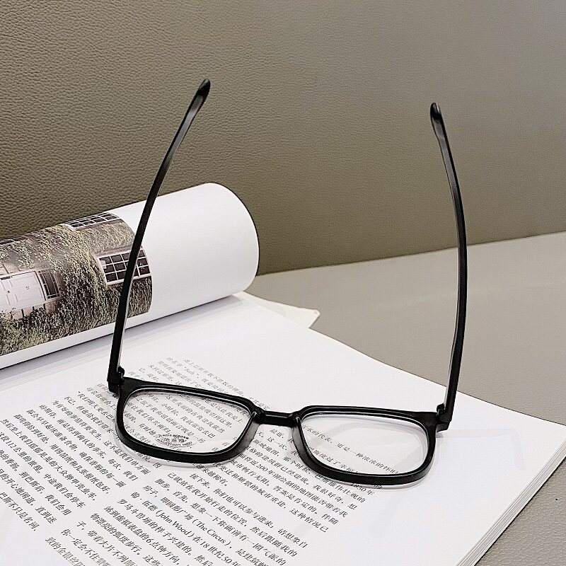 Anti-blue light, anti-radiation, myopia glasses frame for women, Korean style trendy internet celebrity same style eye protection, non-prescription flat glasses for men