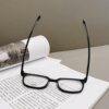 Anti-blue light, anti-radiation, myopia glasses frame for women, Korean style trendy internet celebrity same style eye protection, non-prescription flat glasses for men