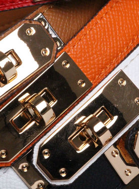 2021 New Luxury Brand High Quality Women Real Leather 1.8cm