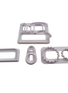 Children Baking Tractor Cookie Fudge Cutter Mould Cartoon Ho