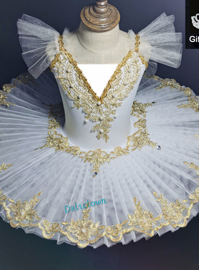 Professional Ballet Tutu Girls Blue Pink Platter Pancake Tut