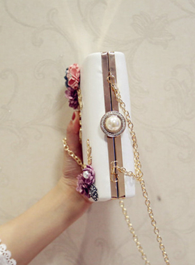 Fashion Women Leather Evening Bag Dinner Party Lady Wedding