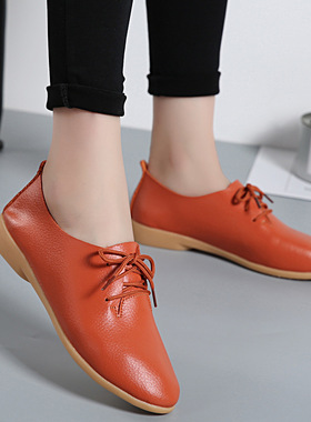 Genuine Leather Summer Loafers Women Casual Shoes Moccasins