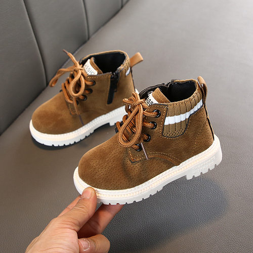 Winter Children Casual Shoes Autumn Martin Boots Boys Shoes - 图1