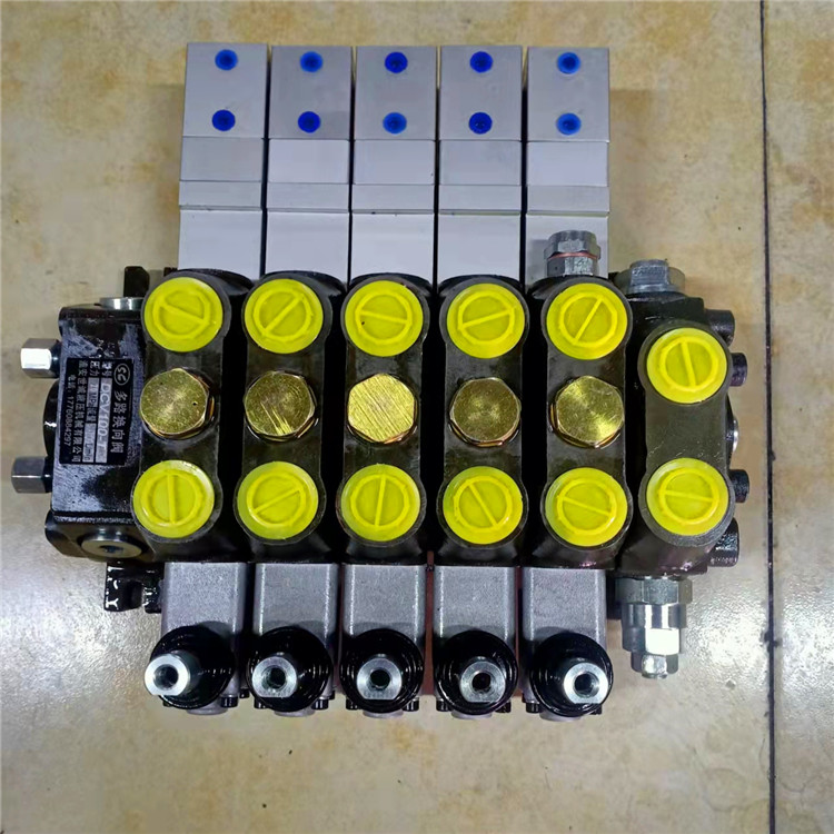 中梅液压换向阀QZM100M-N1T.4OT多路阀10-15吨垃圾车环卫车气动阀-图0