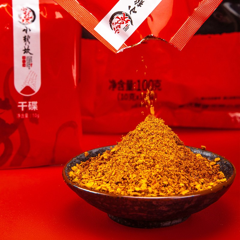 小龙坎干碟辣椒100g*30袋整箱火锅伴侣四川火锅烧烤调料蘸料辣椒 - 图2