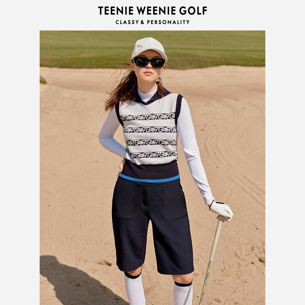 TeenieWeenieGolf小熊高尔夫女装裙子春装短裙半身裙运动包臀裙 - 图3