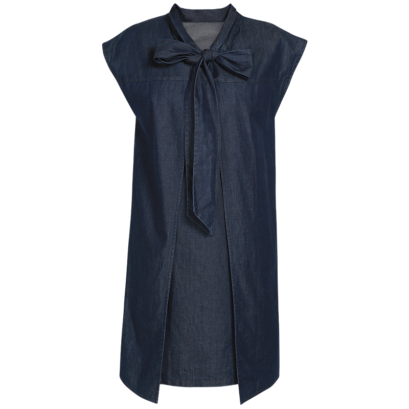 艾格2023夏新款无袖青春活力连衣裙 艾格旗舰连衣裙