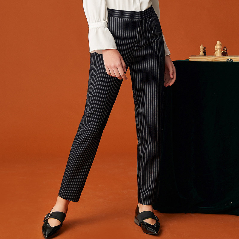 艾格2023夏季新款女装时尚休闲裤子 艾格旗舰休闲裤