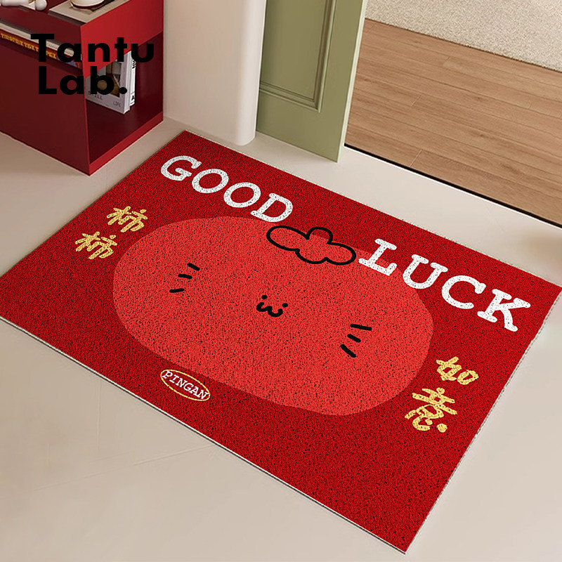 入户门地垫丝圈进门脚垫高级可爱玄关防滑耐磨耐脏除尘蹭土可裁剪,淘宝优惠券,粉丝福利购,淘宝优惠卷