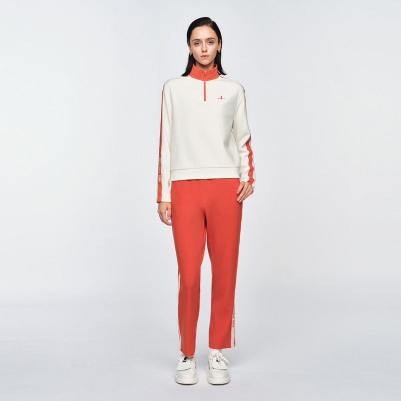 【进口竹节保暖绒】比音勒芬高尔夫女半拉链立领卫衣长袖春款上衣,淘宝优惠券,粉丝福利购,淘宝优惠卷