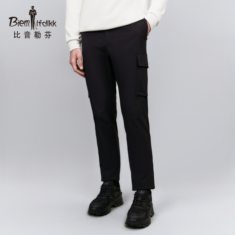 【防水面料】比音勒芬秋季男士休闲裤户外束脚长裤时尚工装裤,淘宝优惠券,粉丝福利购,淘宝优惠卷