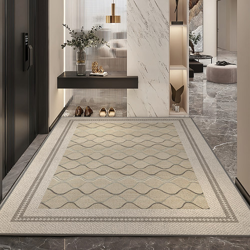 地垫入户门进门地毯门口家用门垫防滑客厅轻奢高级玄关脚垫可裁剪 - 图2