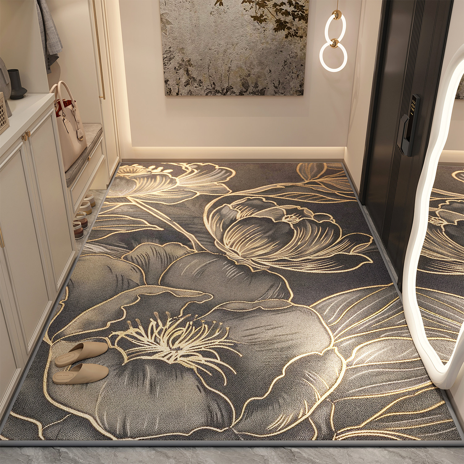 入户门地垫轻奢高端可裁剪地毯北欧复古门垫进门玄关客厅家用脚垫,淘宝优惠券,粉丝福利购,淘宝优惠卷