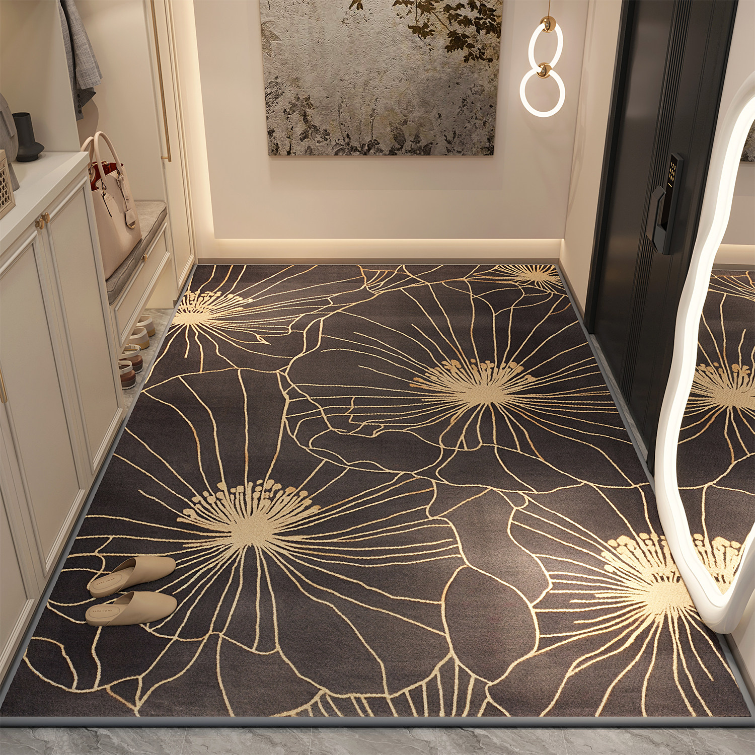 入户门地垫轻奢高端可裁剪地毯北欧复古门垫进门玄关客厅家用脚垫,淘宝优惠券,粉丝福利购,淘宝优惠卷