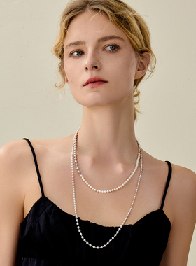 SUK DULI/【明星同款】苏克都哩流光珍珠项链简约小众时尚