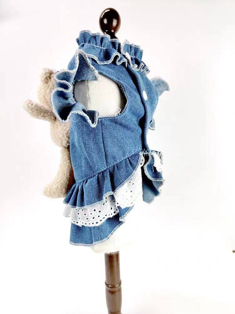 宠物狗狗衣服巨贵萨摩耶金毛阿拉斯加中大型犬大狗牛仔背心裙春夏,淘宝优惠券,粉丝福利购,淘宝优惠卷