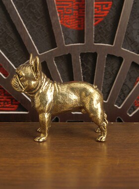 多种犬类纯铜狗摆件实心沙皮狗