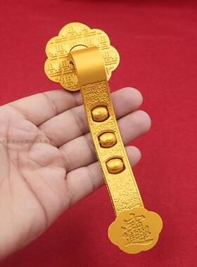 纯黄铜金山转转如意摆件大小号