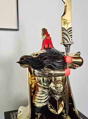 山西关帝庙武财神关羽手办摆件