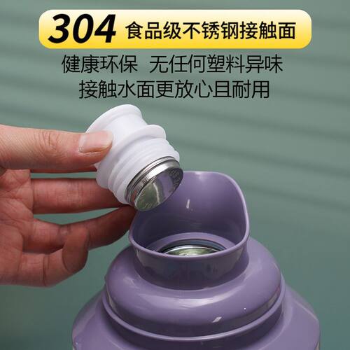 热水瓶瓶塞开水保温瓶硅胶塞子暖壶塞头食品级304水壶不锈钢 - 图0