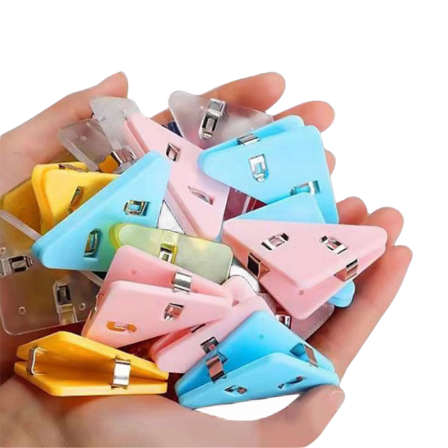 Simple Japanese corner clip matte transparent clip