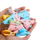 Simple Japanese corner clip matte transparent clip