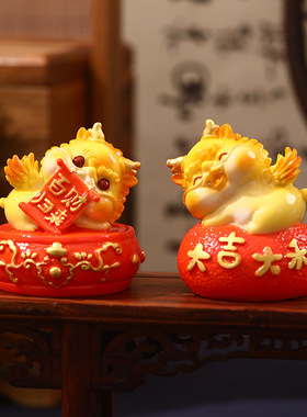 貔貅国潮创意桌面可爱手办公仔车摆桌面摆件家居装饰品伴手礼礼品