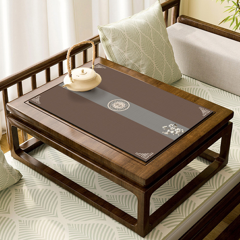 新中式罗汉床小茶几茶席垫布中古风吸水速干小尺寸茶台垫书房桌旗,淘宝优惠券,粉丝福利购,淘宝优惠卷