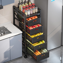 Kitchen shelve ground floor multilayer Put fruit and vegetable basket Home Multi-functional pull-out removable containing frame 1366