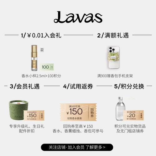 Lavas香薰蜡烛100g拂晓之地系列 室内房间香薰精油香氛生日礼物 - 图3