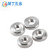 Stainless steel round knurled hand-tightened nuts