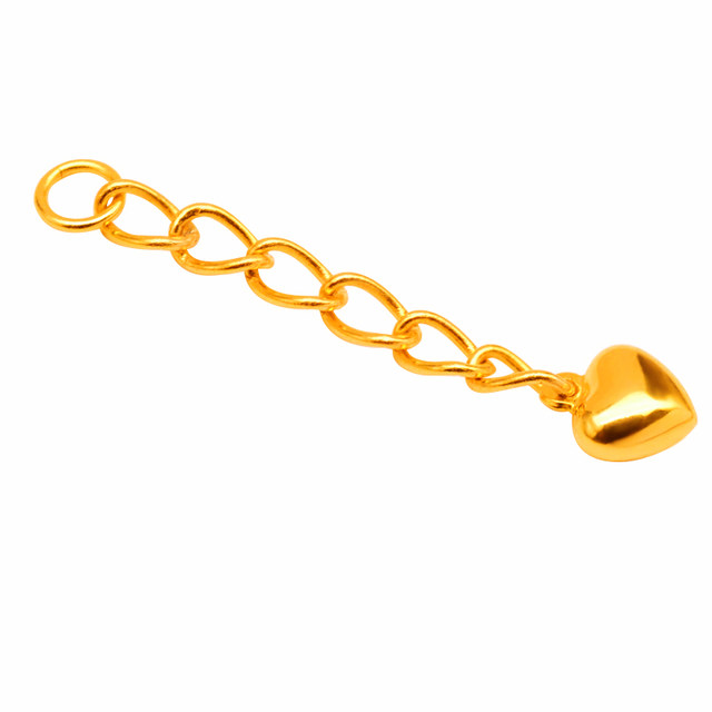Yuyao 18k gold extended extension chain accessories