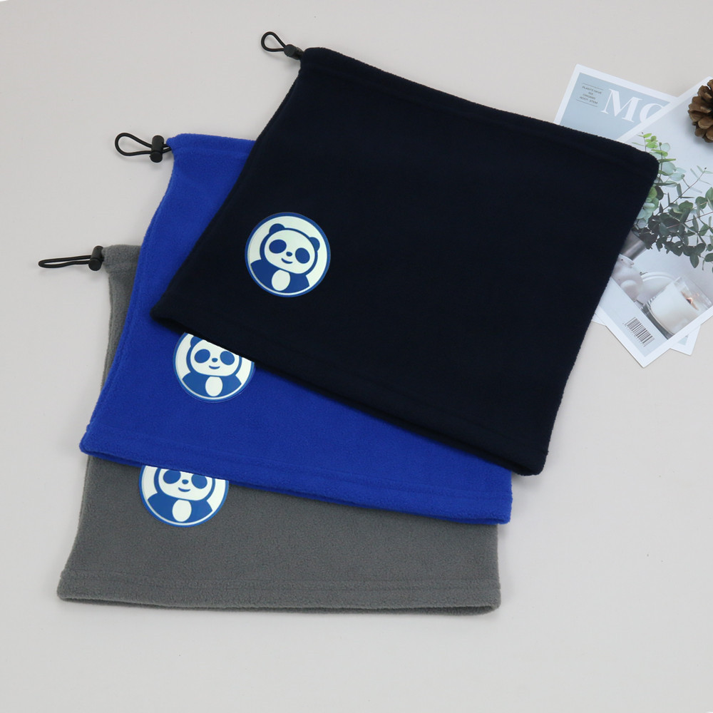 抓绒护颈小围脖男款冬季保暖围巾男式脖套男士滑雪骑行防风面罩女 - 图1