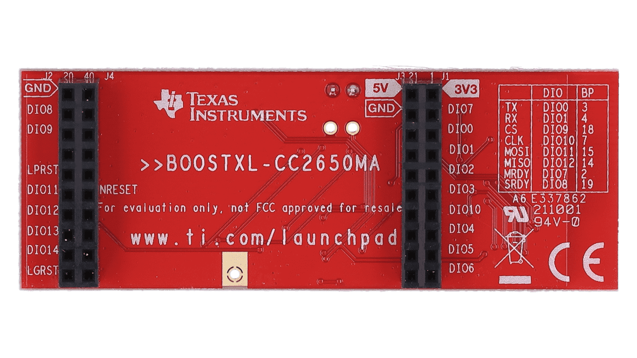BOOSTXL-CC2650MA TI SimpleLink 低功耗 蓝牙 CC2650 插件模块 - 图1