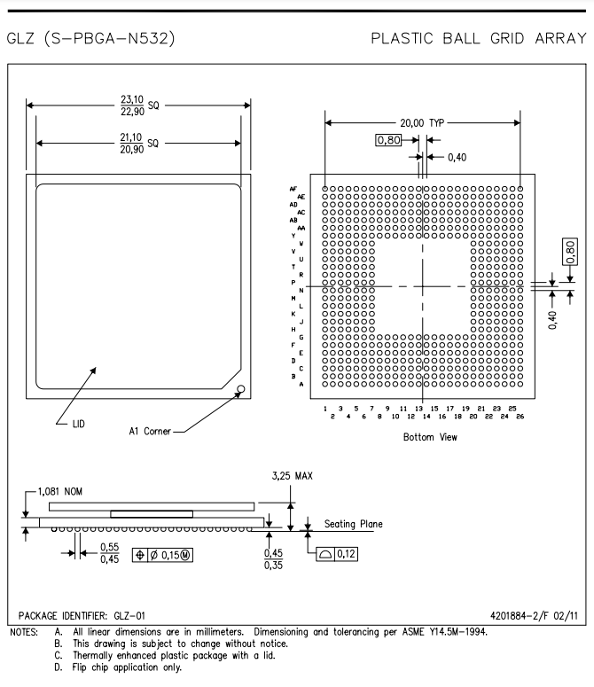 TMS32C6416EGLZA6E3 DSP 微控制器 720MHz McBSP PCI VCP TCP - 图1