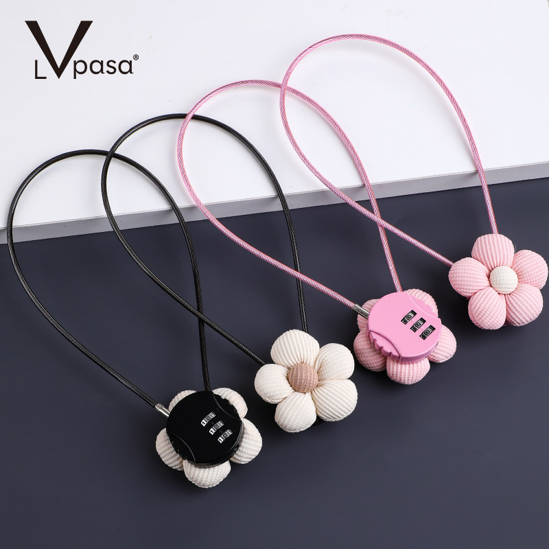 Suitable for Aimaadi electric vehicle basket lock anti-theft password lock anti-theft cute battery car bicycle basket lock