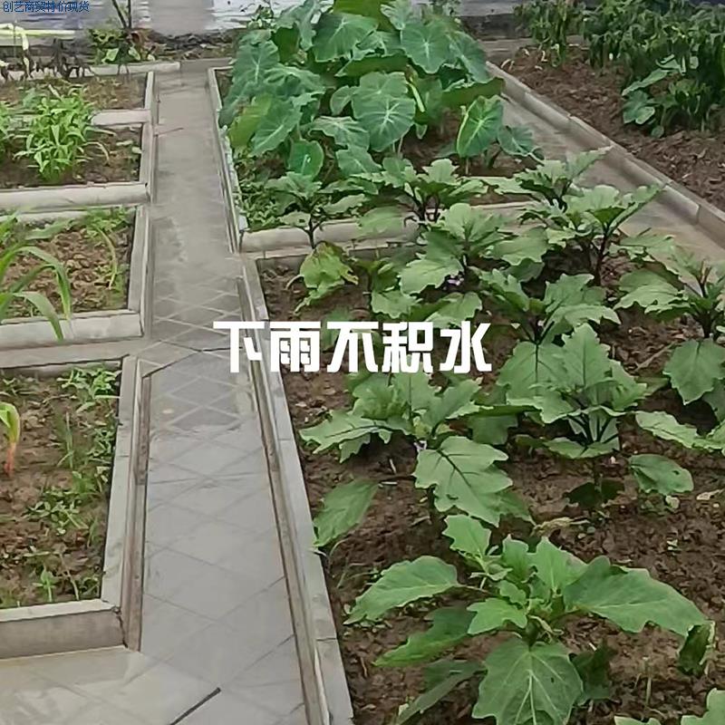 模具沿路菜园铺路板水泥庭院围边花园沟子板模型菜地菜沟板成品aa-图0