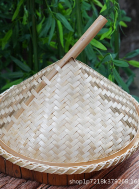 竹编锅盖家用特色菜竹编甲鱼盖子