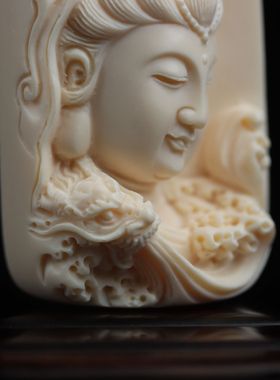 15号御龙观音鹿角雕刻轻奢小众项链男高级感毛衣项链女生百搭吊坠