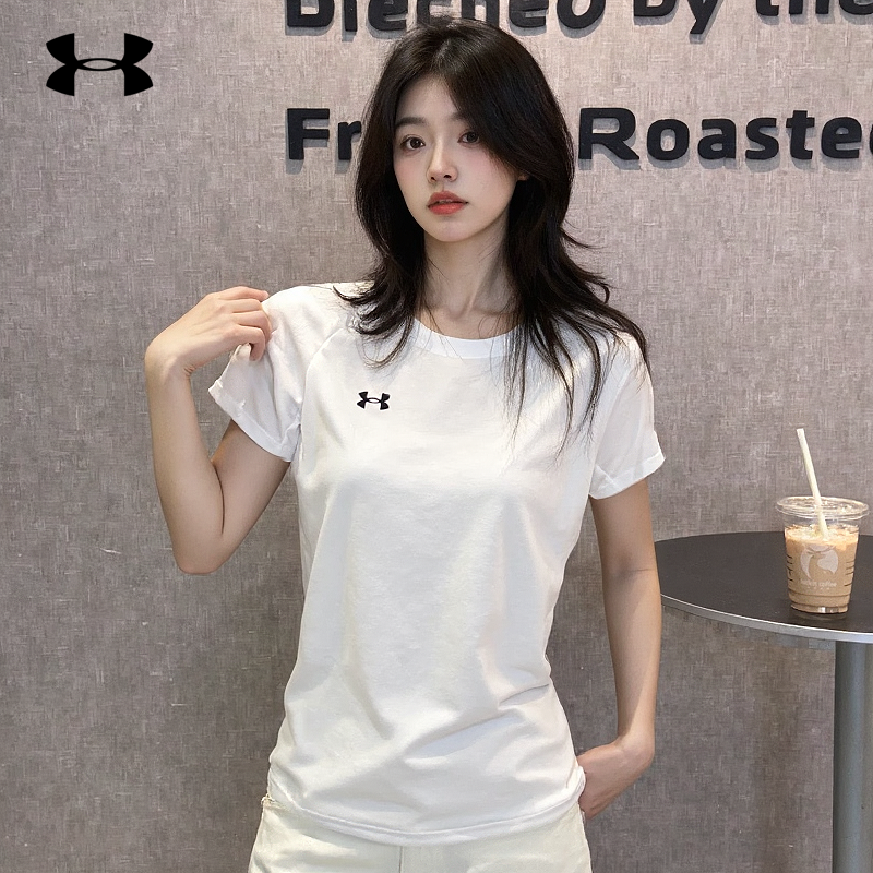 安德玛女T恤官方正品夏季新款速干衣瑜伽健身透气速干运动短袖,淘宝优惠券,粉丝福利购,淘宝优惠卷