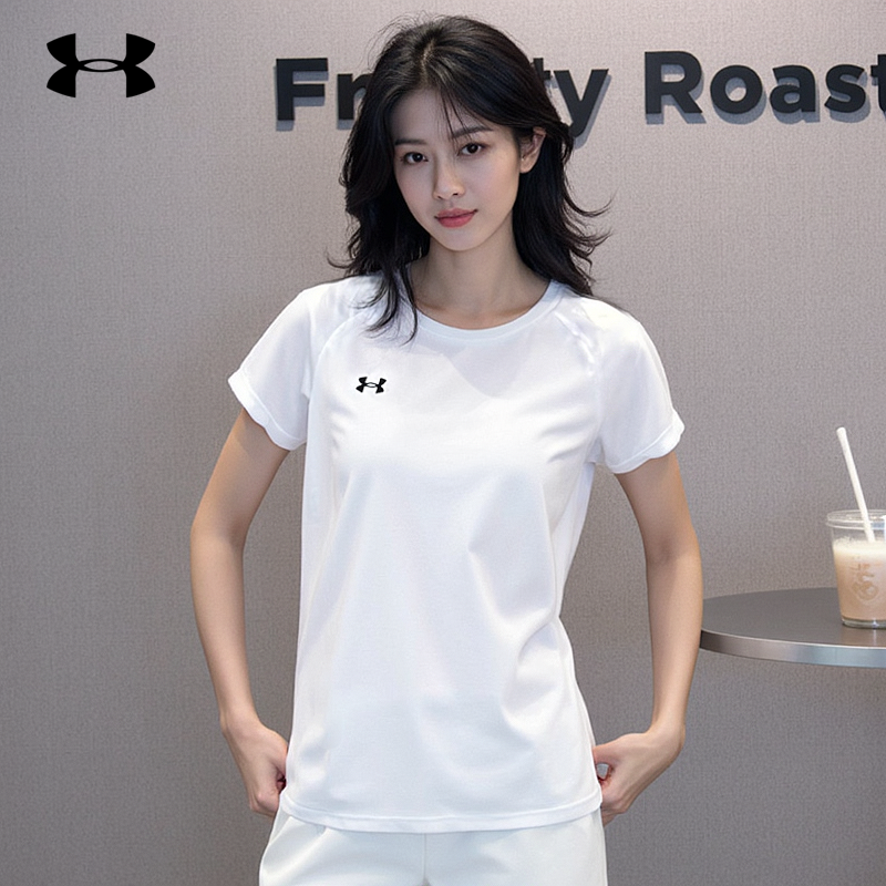 安德玛女T恤官方正品夏季新款速干衣瑜伽健身透气速干运动短袖,淘宝优惠券,粉丝福利购,淘宝优惠卷